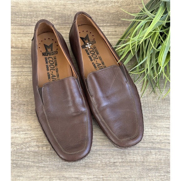 MEPHISTO Mens 9.5 Edlef Leather Slip On Loafers Cool Air Comfort Orthotic Casual main image 4